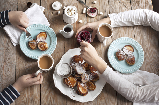 Pancake day, shrove Tuesday, table