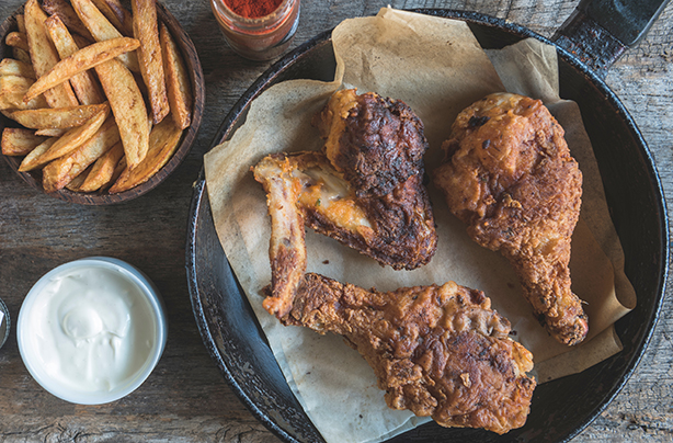Buttermilk fried chicken