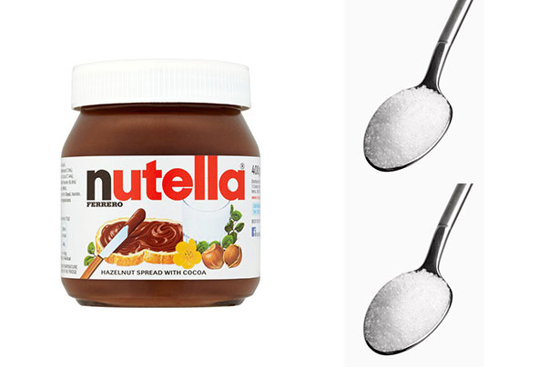 Nutella sugar shockers Nutella sugar shockers