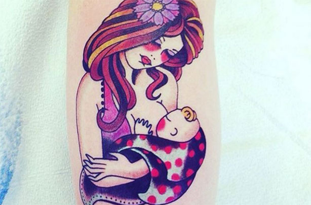 Breastfeeding tattoos