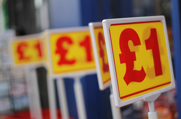 pound land, pound shop, pound sign