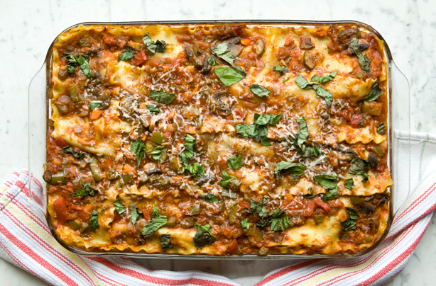 Vegetable lasagne