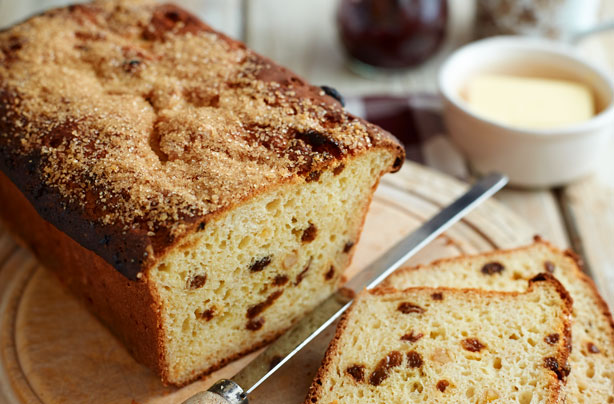 Hot cross bun loaf
