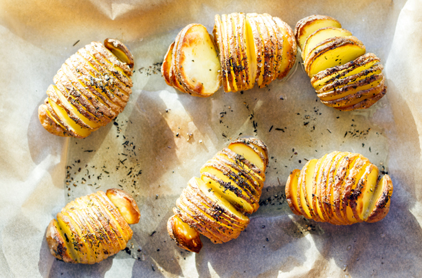 hasselback potatoes