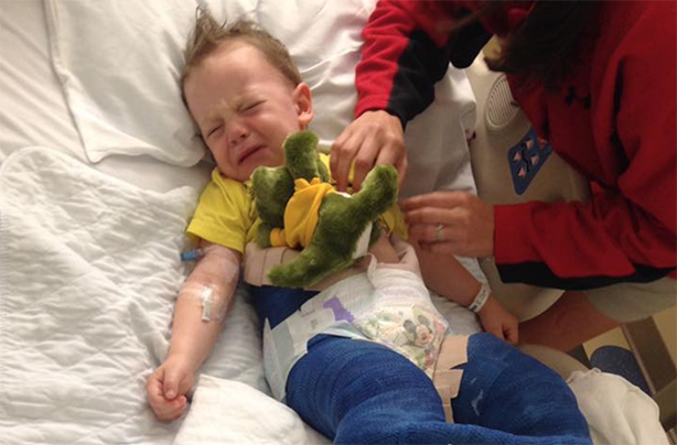 Mom of Injured Toddler Warns Parents About Trampoline Danger