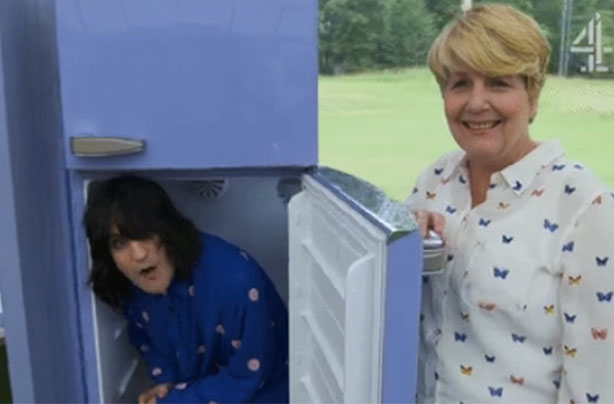 noel in fridge