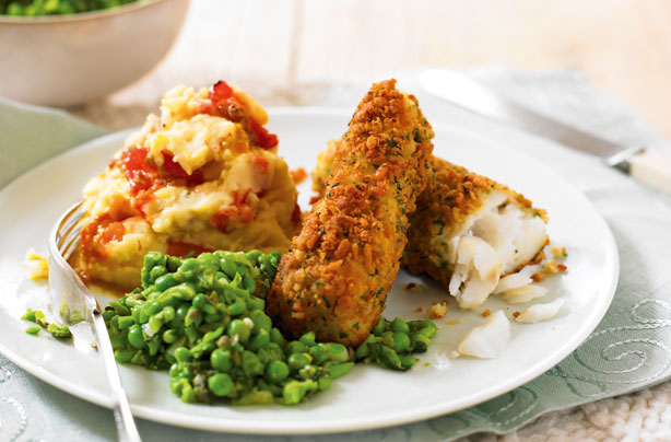 homemade fish fingers
