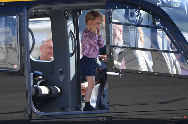 Prince William reveals George is 'obsessed' with police