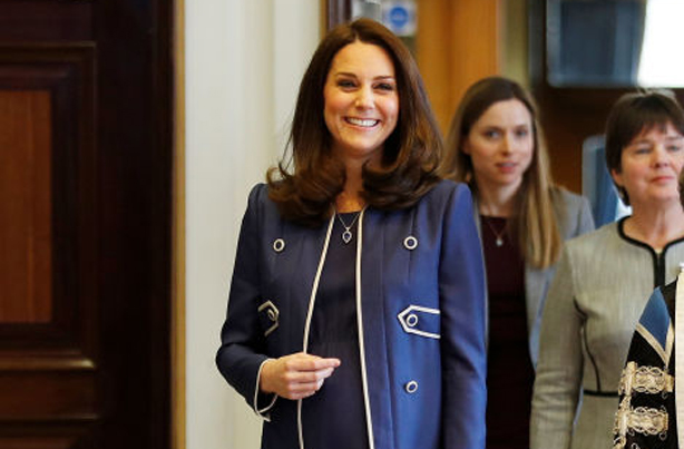 Pregnant Kate Middleton Glows During Nursing Campaign Launch