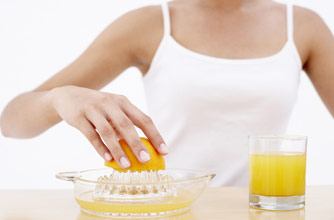 Low calorie snacks - One glass of orange juice - goodtoknow