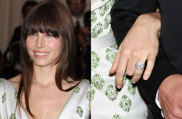 Celebrity engagement rings - Jessica Biel - goodtoknow